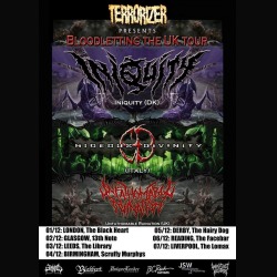 Hideous Divinity: tour in Inghilterra