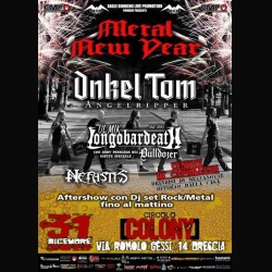 Metal New Year: i dettagli del capodanno al Colony di Brescia con Onkel Tom