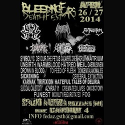 Bleeding Ears Death Fest: running order e dettagli del festival