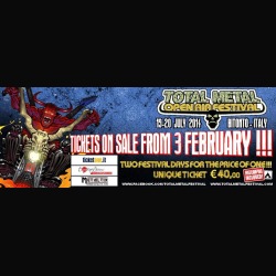 Total Metal Festival 2014: da febbraio inizia la prevendita dei biglietti