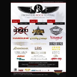 Frontiers Rock Festival: annunciato tutto il bill