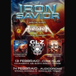Iron Savior: questa settimana in Italia per due date insieme agli Airborn