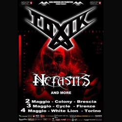Toxic: tre date in Italia a maggio