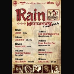 Rain: nuove date live