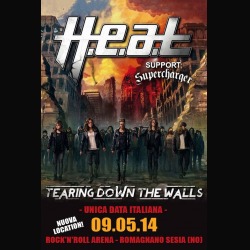 H.e.a.t.: cambio di location per la data italiana