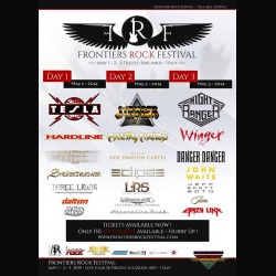 Frontiers Rock Festival: gli orari della prima giornata