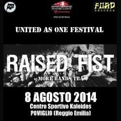 United As One Festival: confermati i Raised Fist