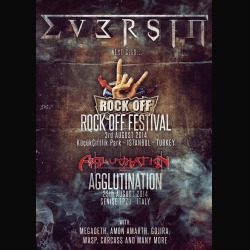 Eversin: live al Rock Off Festival e all’Agglutination
