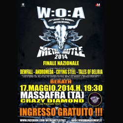 W:O:A Metal Battle Italy: le band finaliste