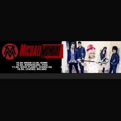 Michael Monroe: tutti i dettagli del tour italiano