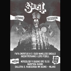 Ghost: incontrano i fans a Milano