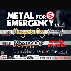 Metal For Emergency 2014: il running order definitivo del festival
