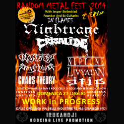 Random Metal Fest 2014: la locandina dell’evento