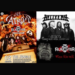 Runover: live con Gli Atroci ed Hellyeah