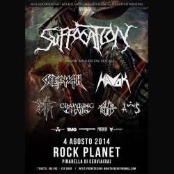 Crawling Chaos: insieme ai Suffocation a Pinarella di Cervia