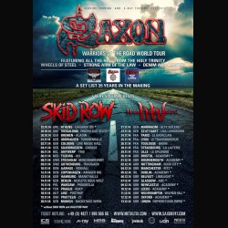Saxon: annunciato il tour europeo