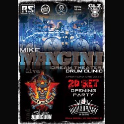 Mike Mangini: torna in Italia per una nuova clinic