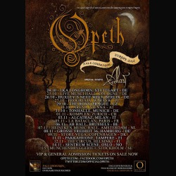 Opeth: svelata la band d’apertura per la data italiana