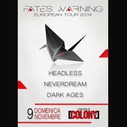 Fates Warning: tutti i dettagli della data di Brescia