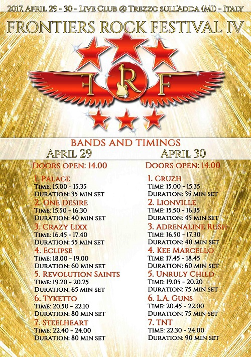 Frontiers Rock Festival 4