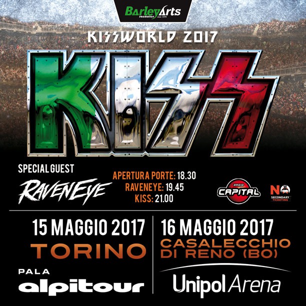 kiss italia 2017