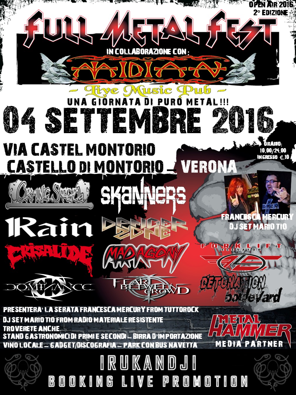 Locandina Full Metal Fest Open Air 2016