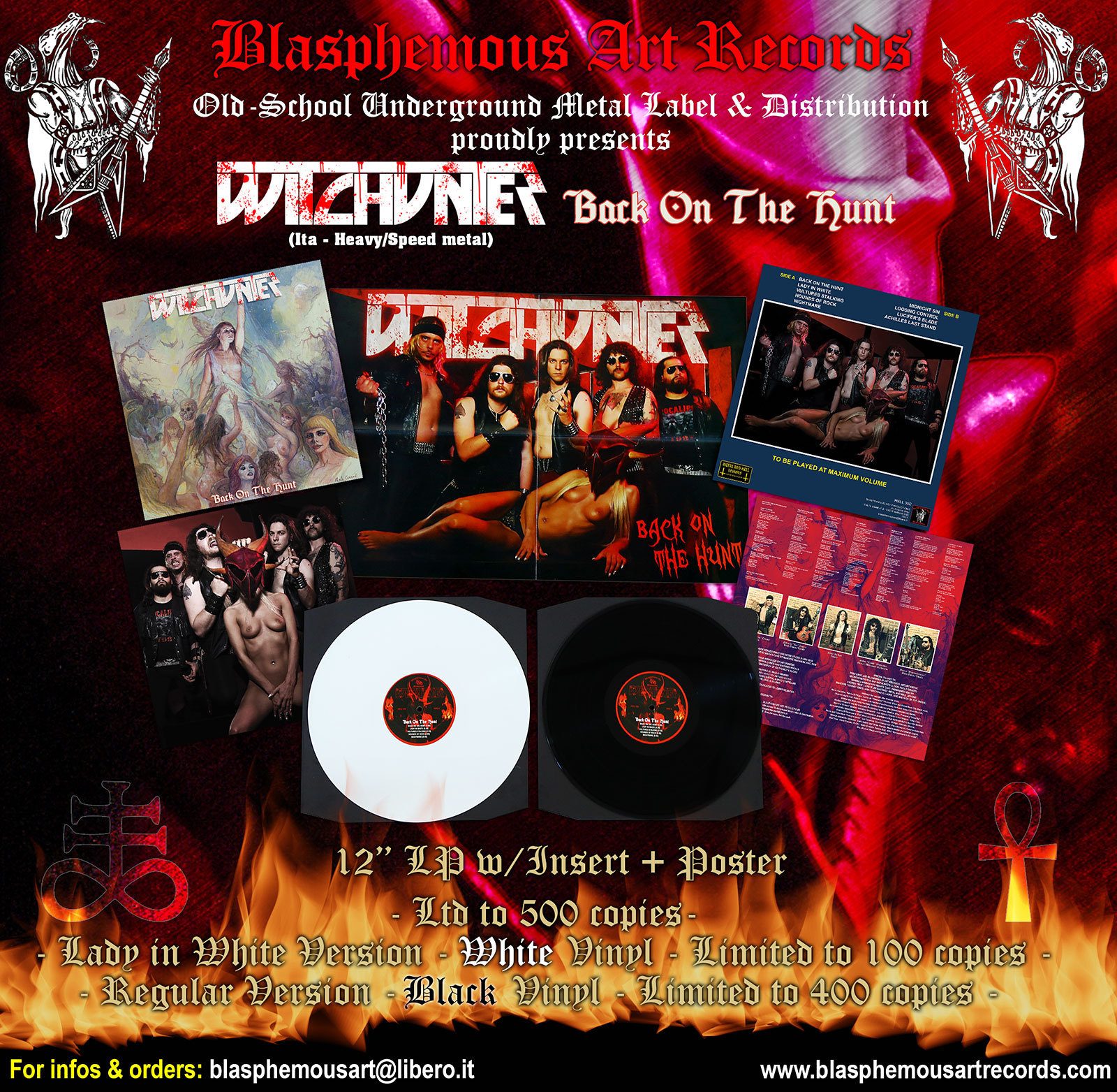 WITCHUNTER Flyer LP + Poster