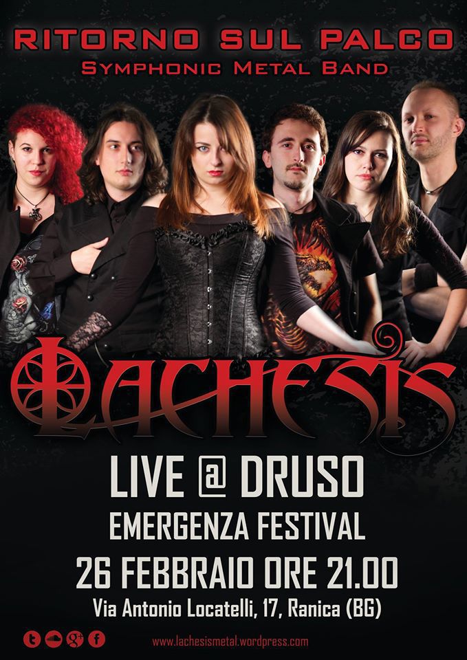 LACHESIS Symphonic Metal Druso Bergamo Lombardia Italia