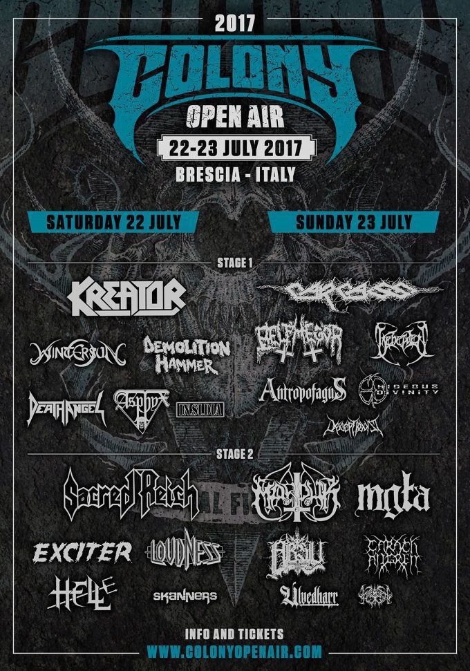 COLONY OPEN AIR LOCANDINA DEFINITIVA