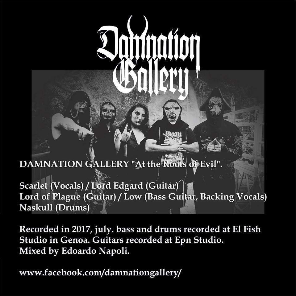 Damnation Gallery flyer compilation