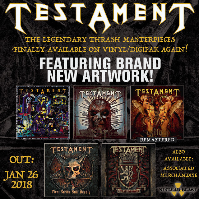 testament ristampe 2018