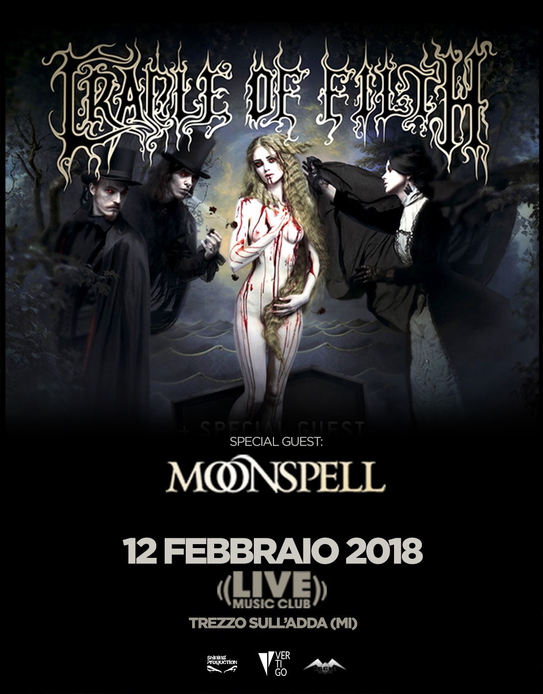 Cradle moonspell 2018