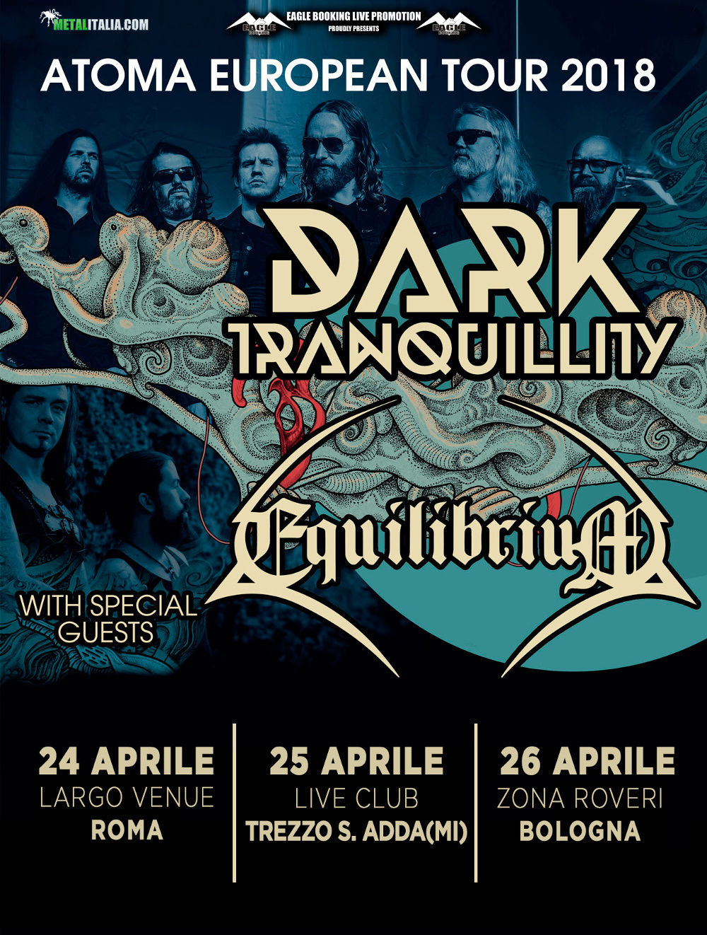 dark tranquillity equilibrium date italia locandina 2018