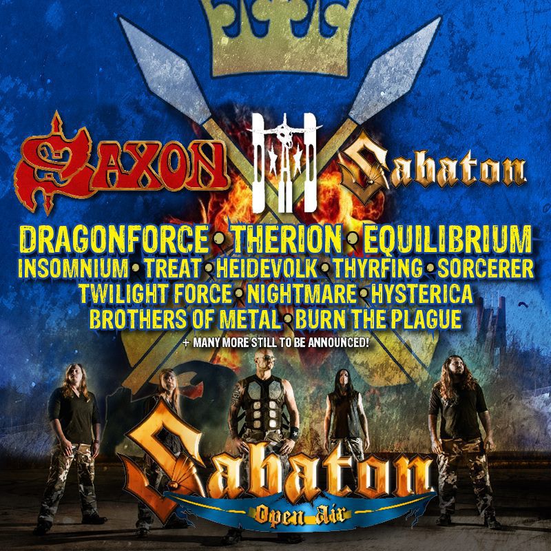 sabaton open air 2016 prima locandina