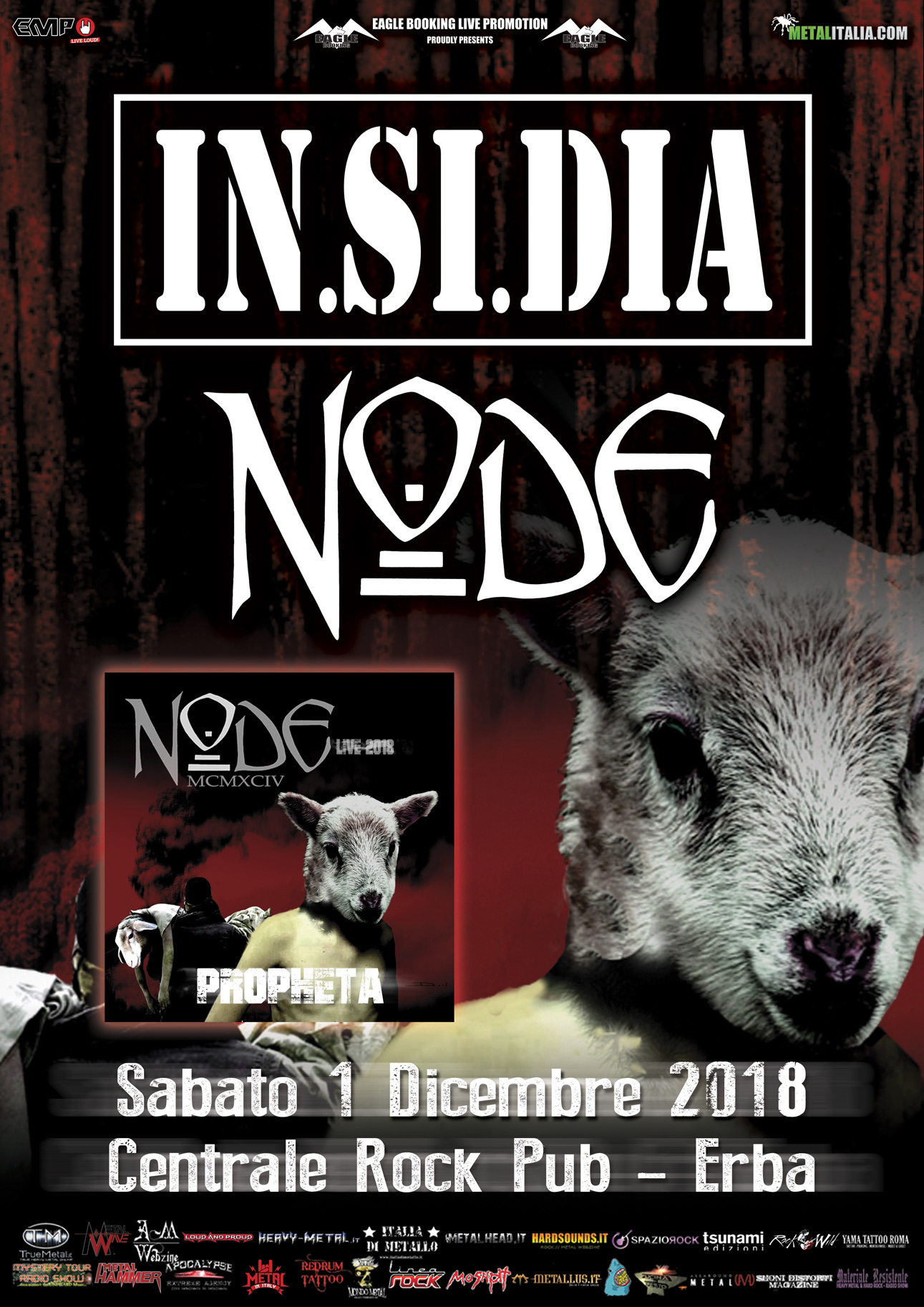 NODE locandina live