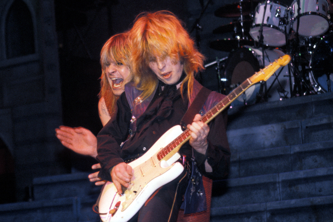 Ozzy Osbourne and Bernie Torme msg 1982