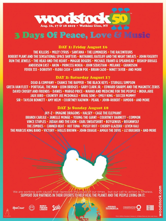 woodstock50lineupposter