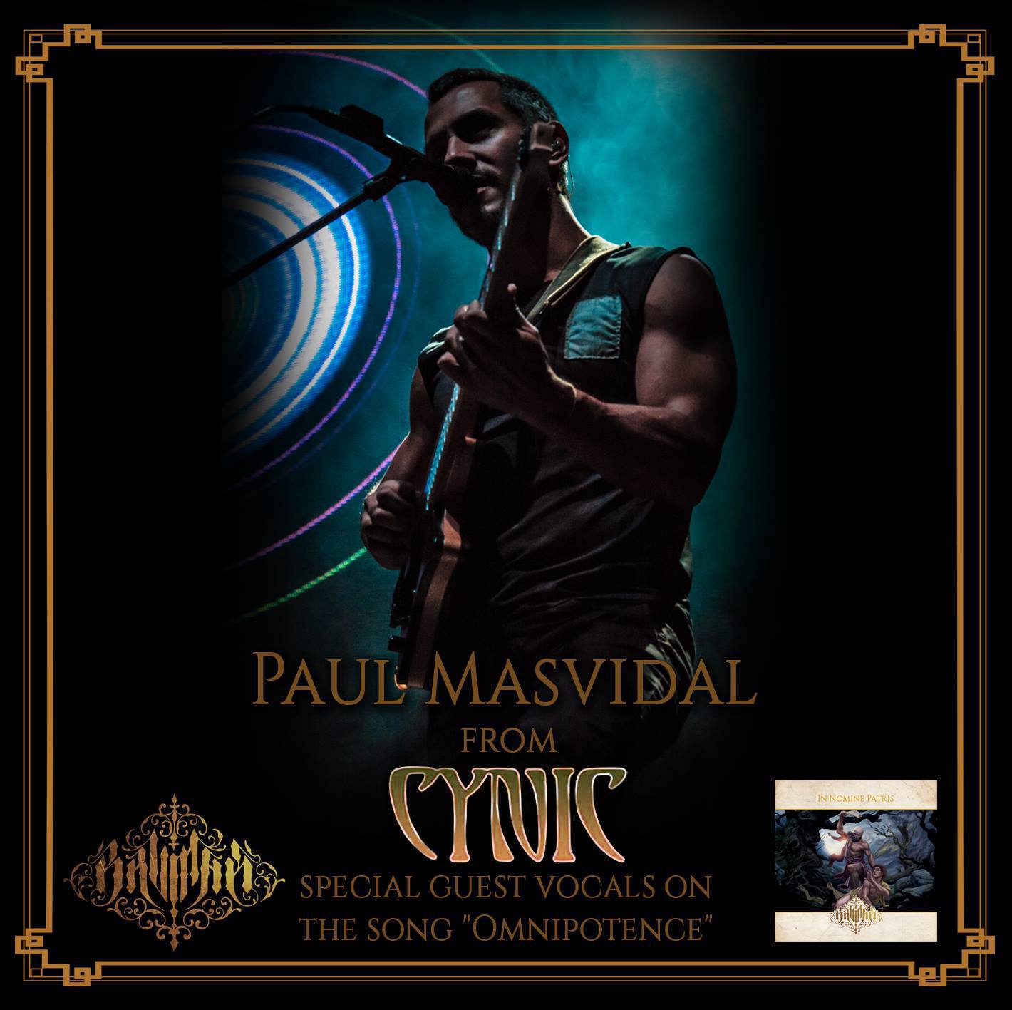 Paul Masvidal special guest announcement on BRVMAK in nomine patris