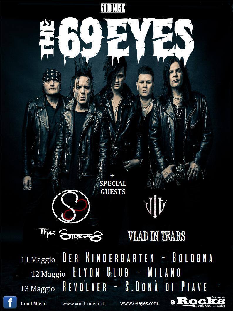 The69eyes The Strigas VIT Tour Italy