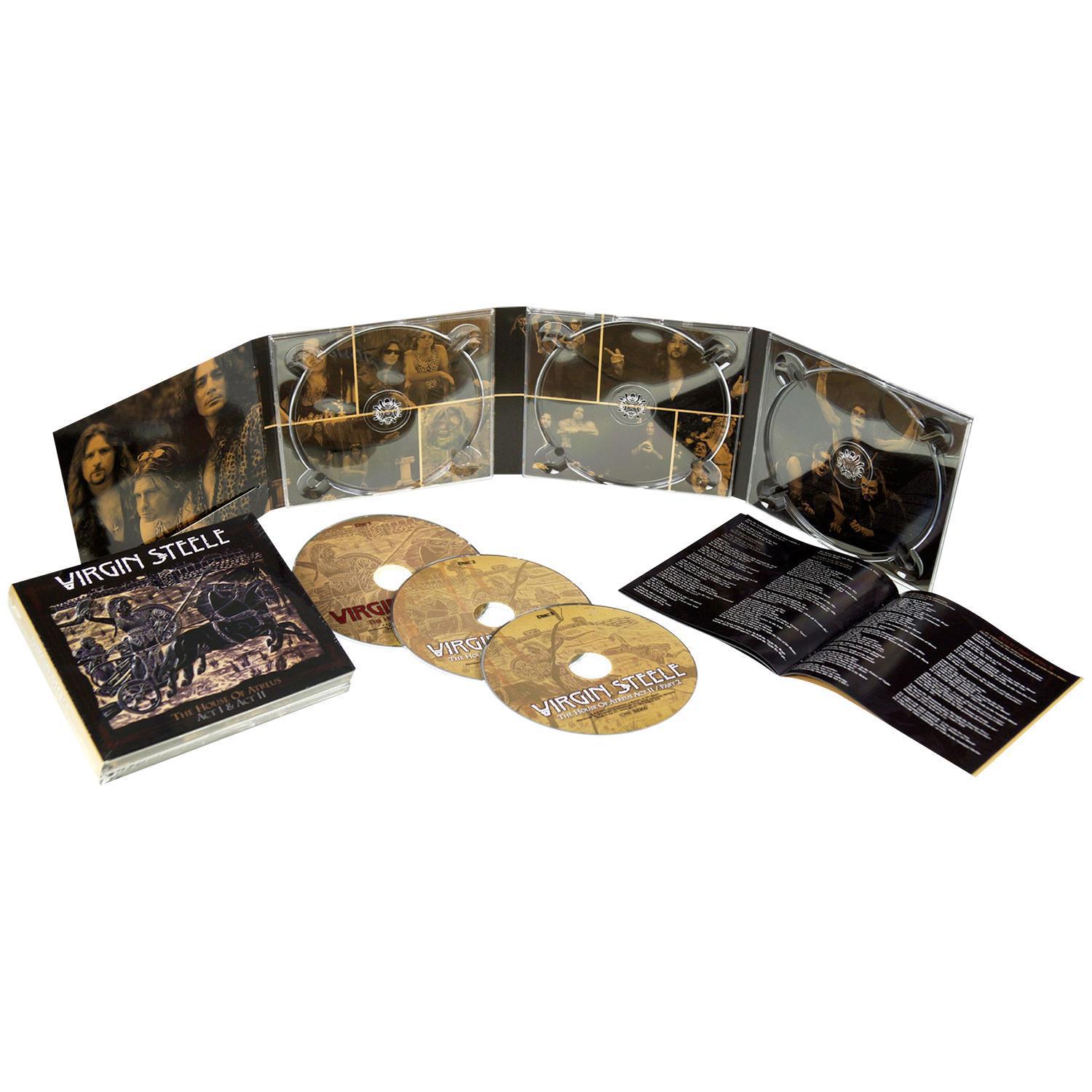 VIRGIN STEELE HOUSE I & II PACKAGING