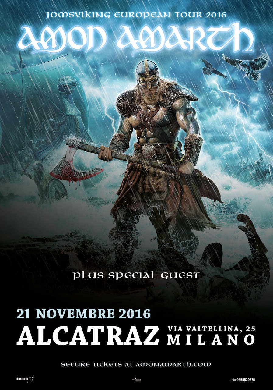 amon amarth milano 2016