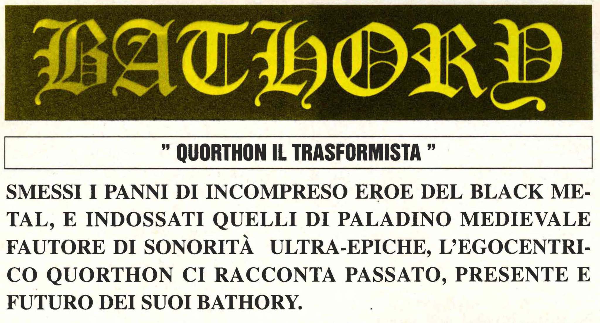 BATHORY 1