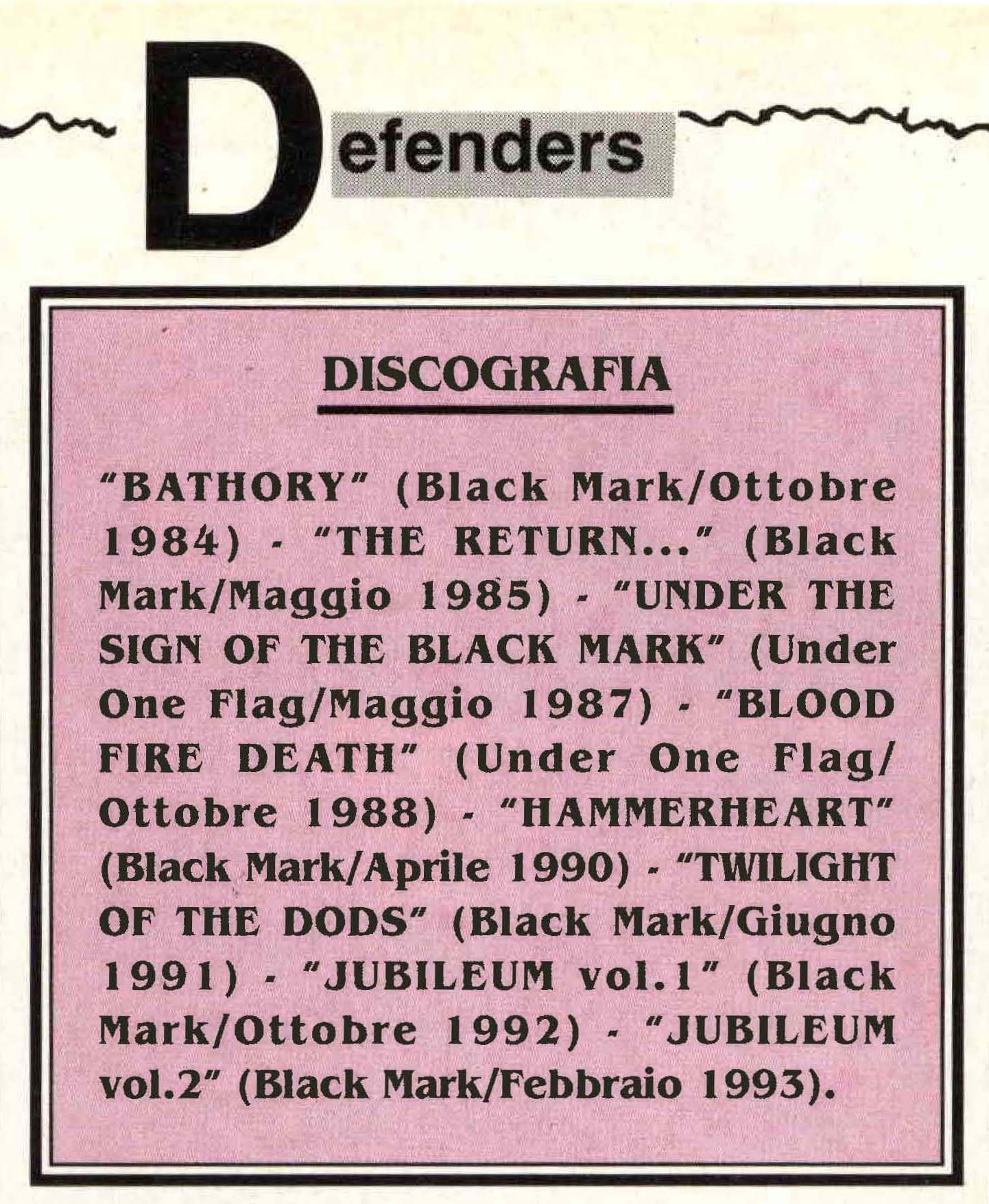 BATHORY 3