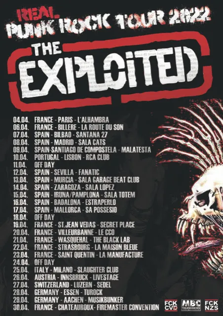 The Exploited Tour