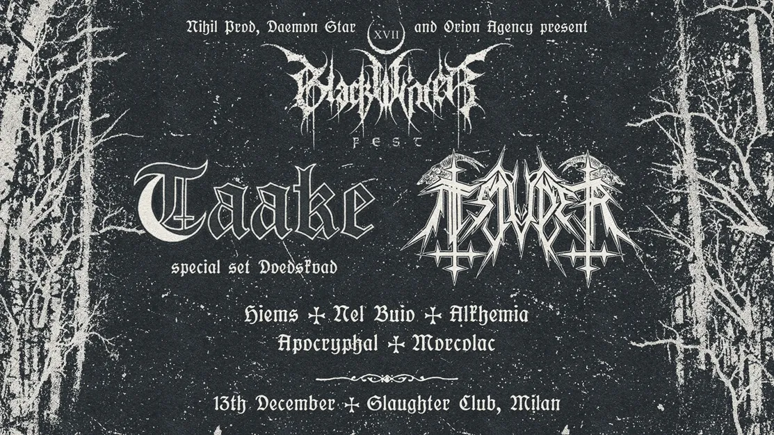 Black Winter Fest: annunciata la line up completa della diciasettesima edizione
