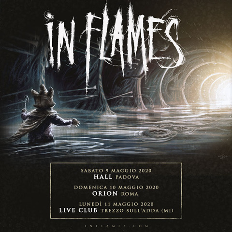 In Flames: annunciati tre concerti in Italia