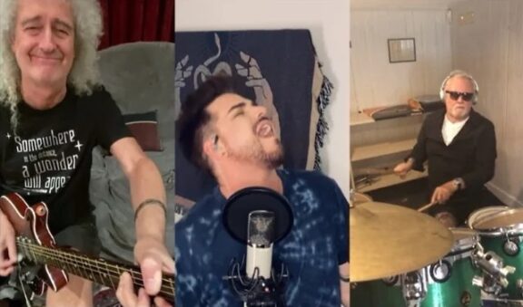 Queen: guarda la performance casalinga “modificata” di ‘We Are the Champion’ con Adam Lambert