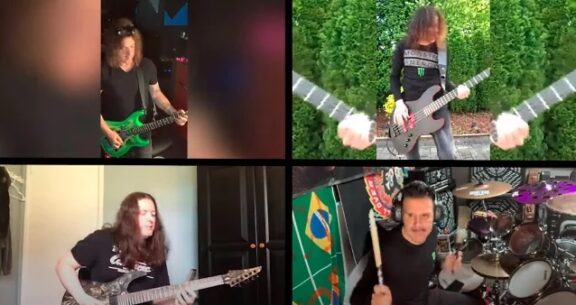 Anthrax: i membri della band si uniscono al chitarrista degli Skid Row per una cover ‘Transylvania’ degli Iron Maiden, video