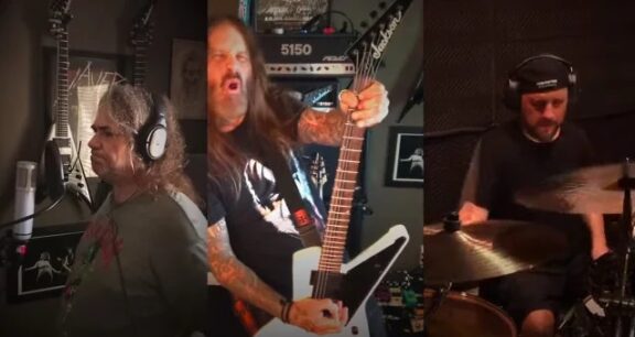 Phil Demmel, Steve “Zetro” Souza, Dave Lombardo, Matt Hoffman: la cover di ‘Police Truck’ dei Dead Kennedys nell’ambito della serie “Collab-A-Jam”