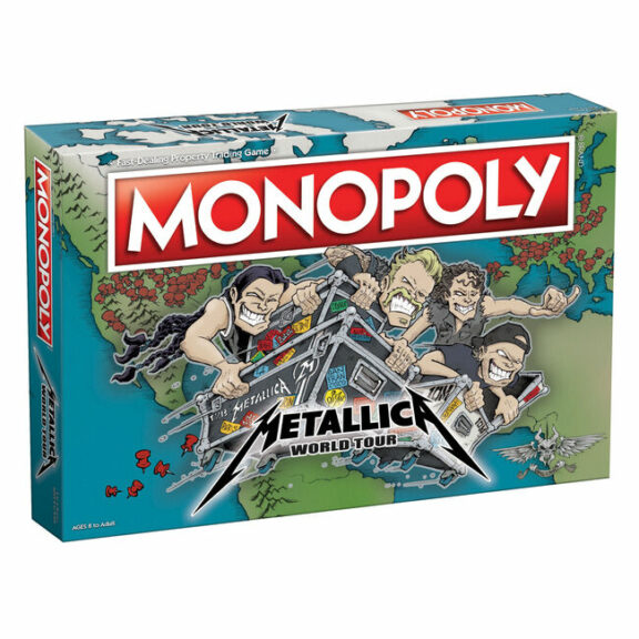 Metallica: in vendita il nuovo Monopoly in versione “World Tour”